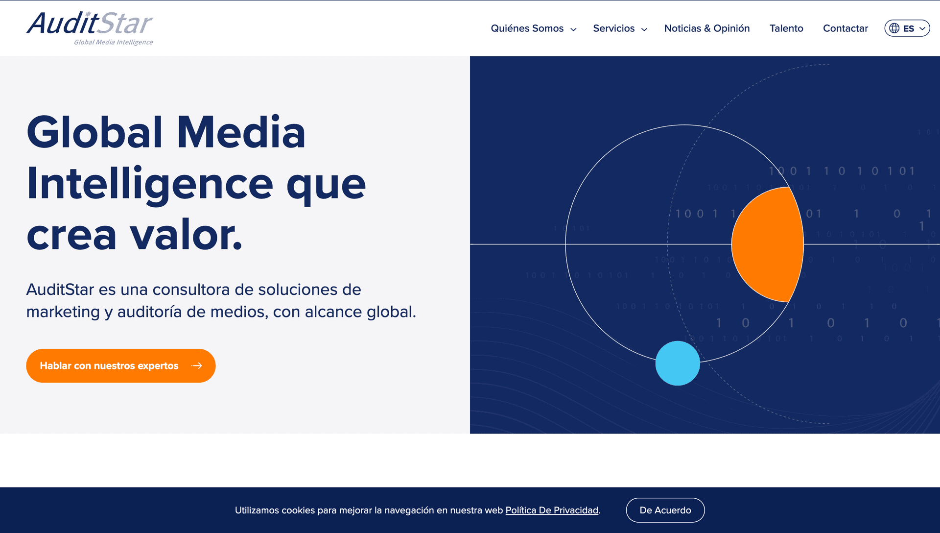 Spanish homepage